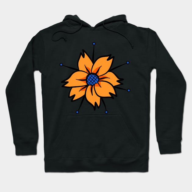 Decorative Flowers Hoodie by Hashop